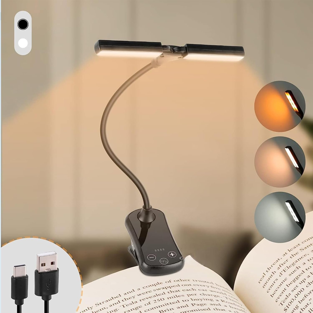 Photography Lighting Book - Doppel köpfe 14 LED Touch Control