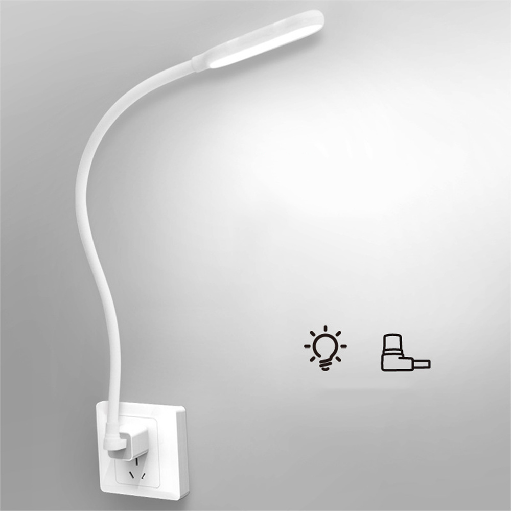 Photography Lighting Book - Neues Design, USB-Nachtlampe, 3-flammige, dimmbare, flexible