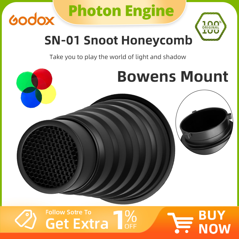 Photography Lighting Types - GODOX SN-01 Bowens Großer Snoot Studio-Blitz
