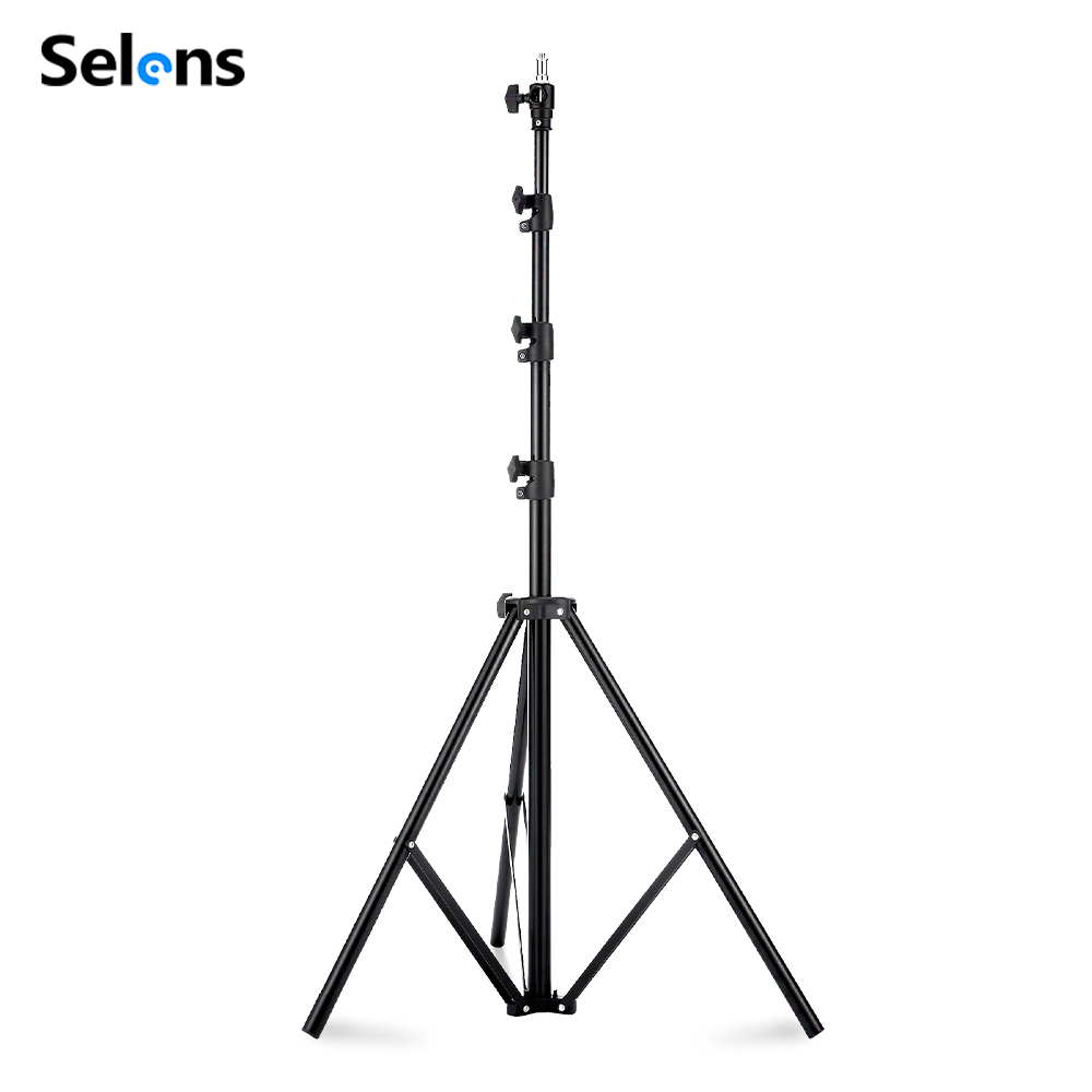 Photography Lighting System - Selens 2,2~3,95m Luftkissen-Lichtstativ aus Aluminiumlegierung für