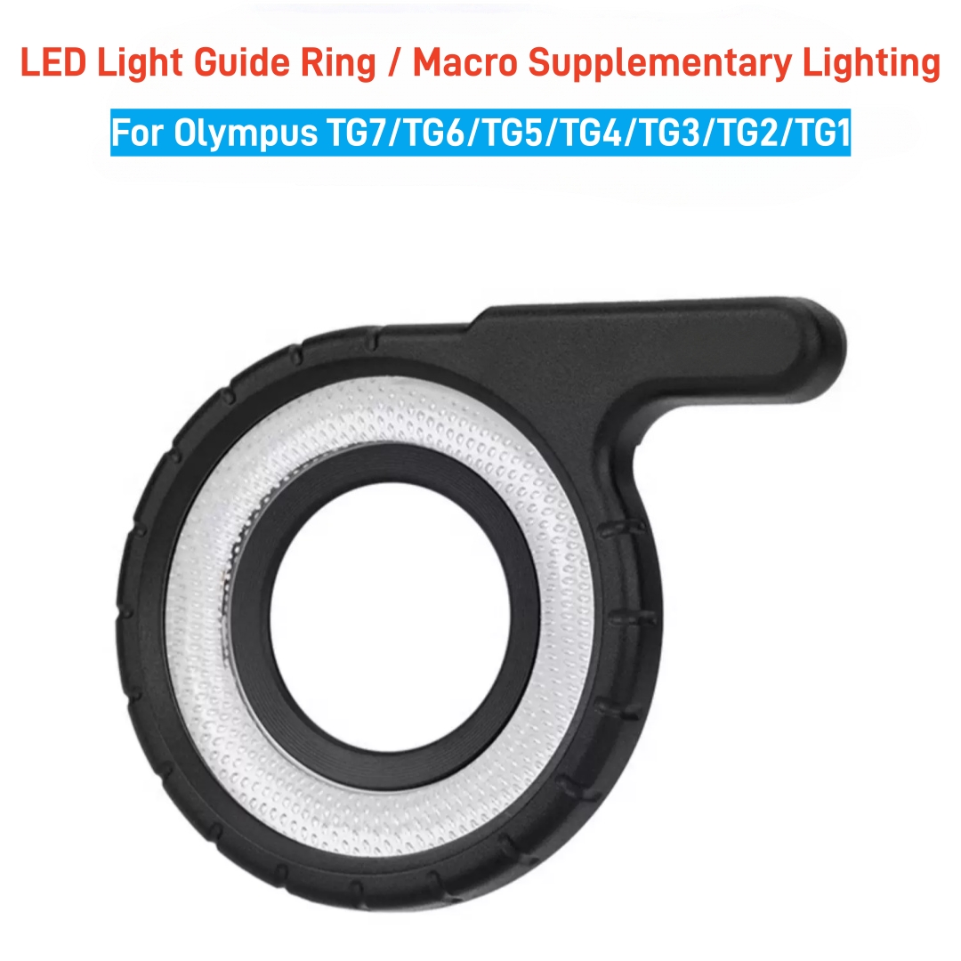 Photography Lighting Guides - LED-Lichtleiterring Makro-Diffusor Zusatzlicht für Olympus Tough