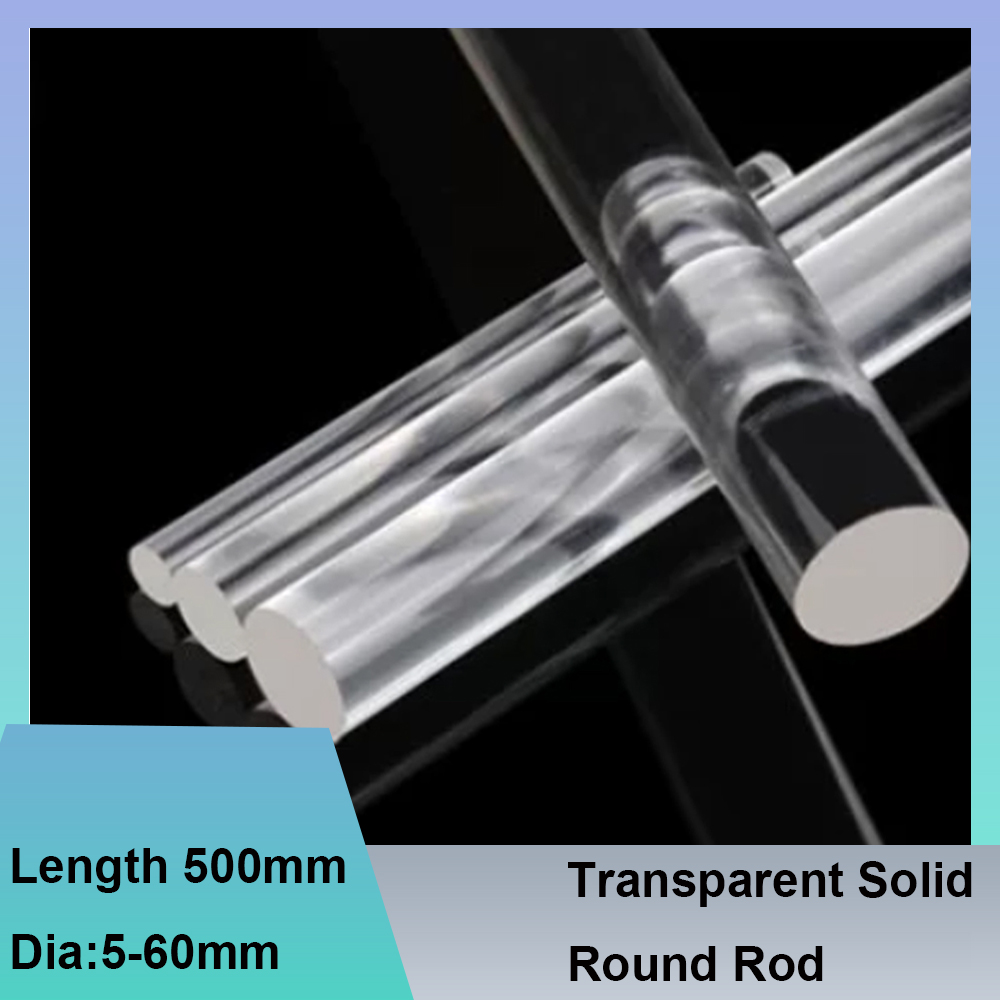 Photography Lighting Guides - Länge: 500 mm, transparenter, fester Lichtleiter,
