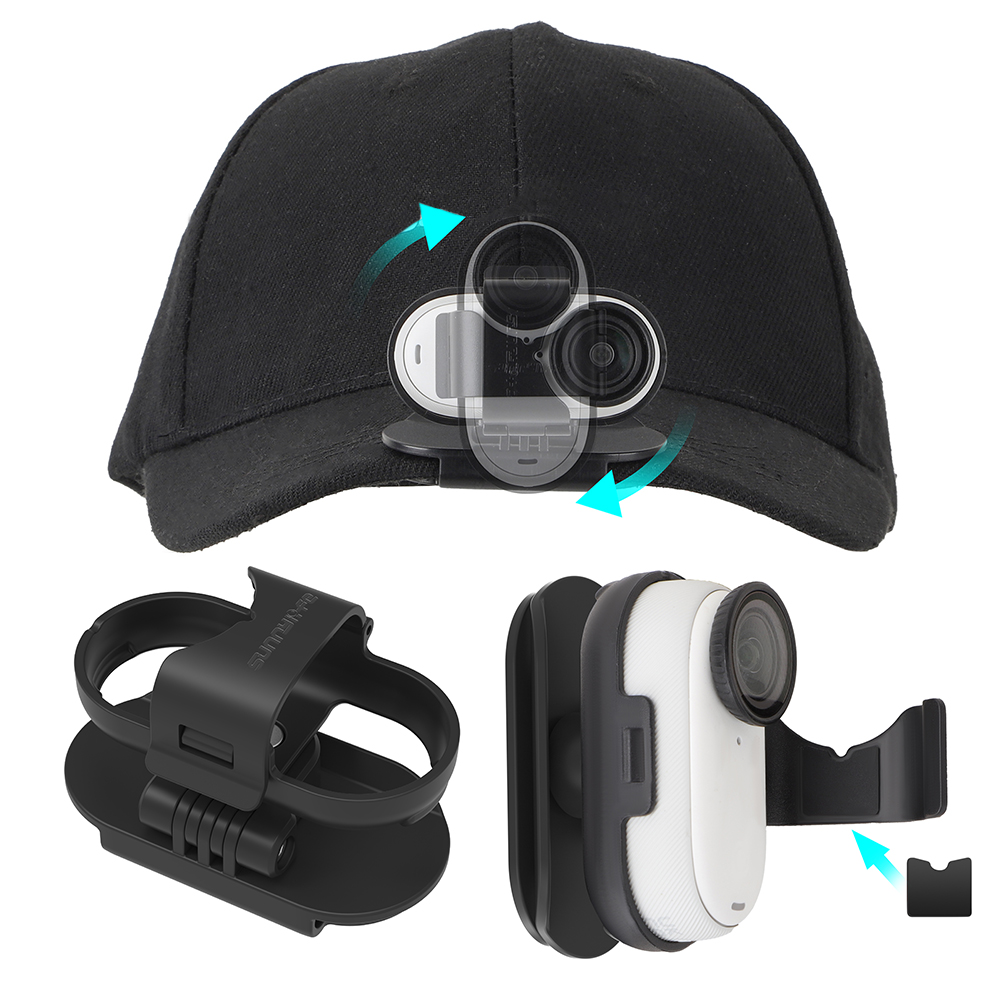 Insta360 Camera Go 3 - Rucksack-Clip 360-Grad-Kameraklemme Feste Halterung für Insta360
