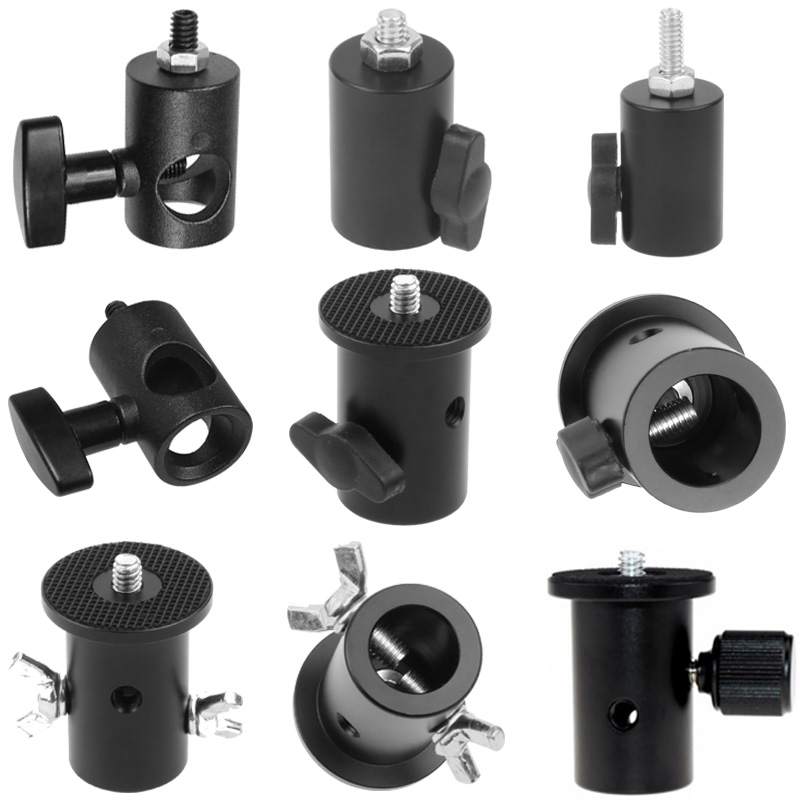 Photography Lighting System - Stativlicht-Ständer-Adapter, 1/4 Zoll, 3/8 Zoll Schraubenkonverter,