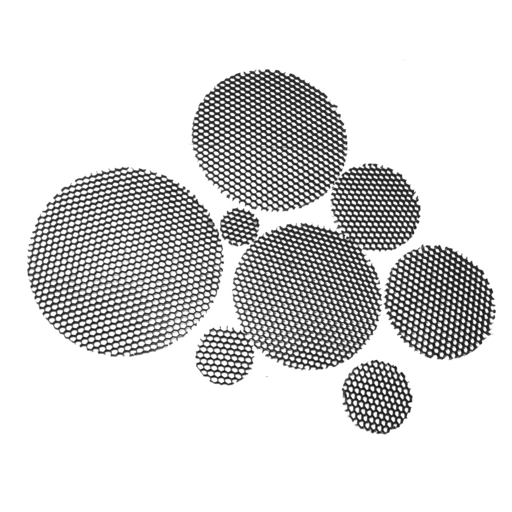 Honeycomb Grid Filter - Schwarze Aluminium-Waben-Lichtfilterscheibe für LED-Downlights, blendfreier Gittereinsatz,