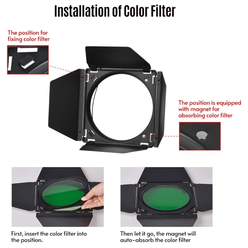 Scheunentür + Wabengitter + 4- – Honeycomb Grid Filter Bewertung und Preis