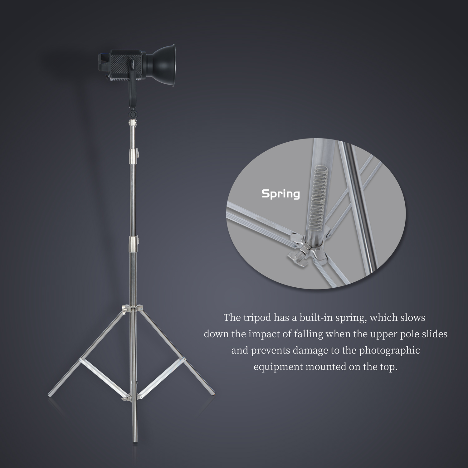 SH 2,8 M Edelstahl Licht Stehe – Photography Lightning Bewertung und Preis