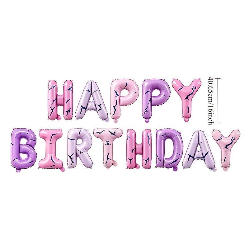 16 Zoll lila-rosa Happy Birthd – Photography Lightning Bewertung und Preis