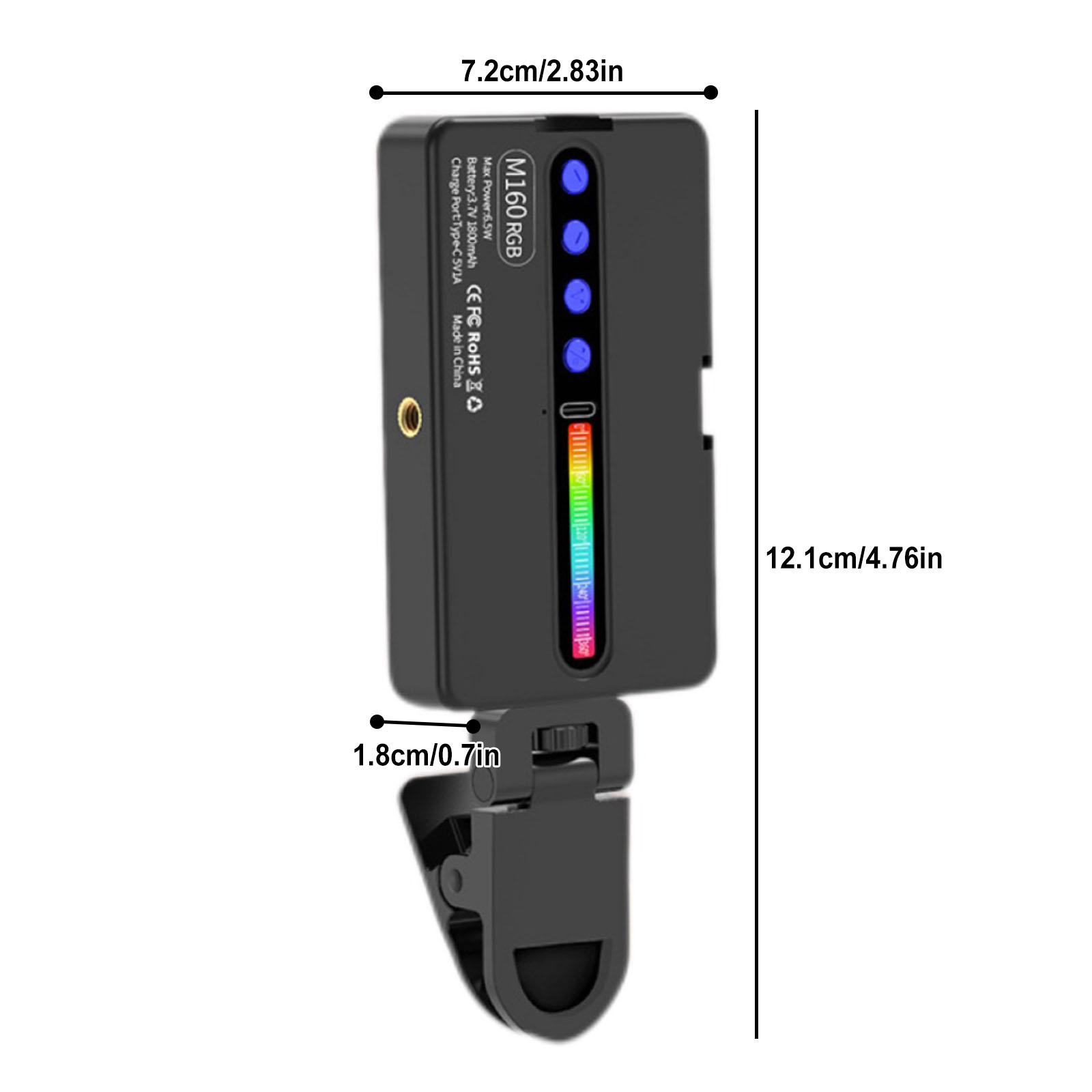 6,5W RGB LED-Videoleuchte 2700 – Photography Lighting Types Bewertung und Preis