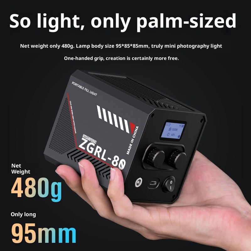 ZGRL80 80 W COB-LED-Videoleuch – Photography Lighting System Bewertung und Preis