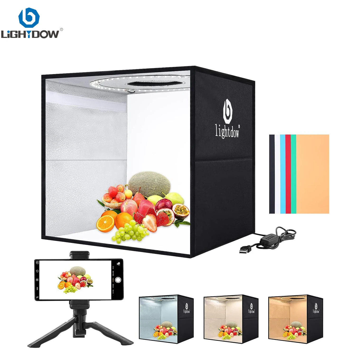 Lightdow Dimmbare Fotobox, LED – Photography Lightning Bewertung und Preis
