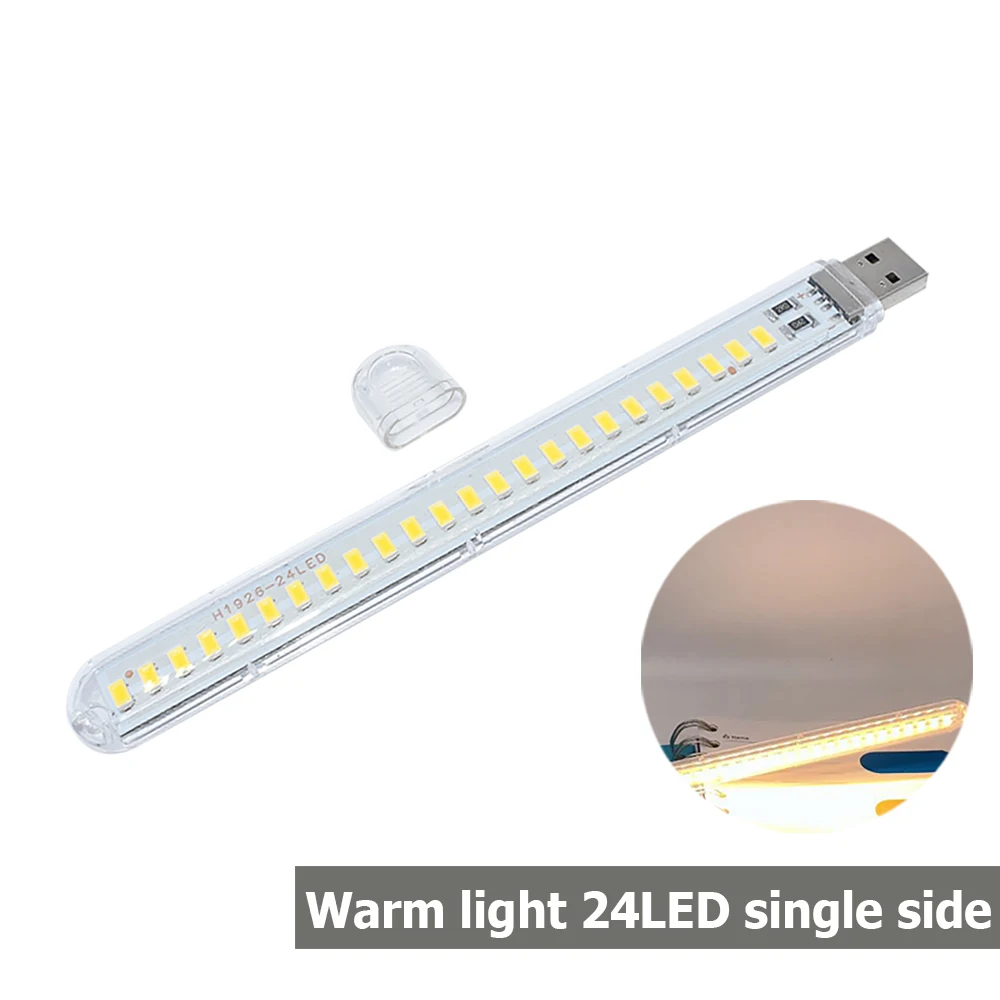 DC5V USB LED Licht 24LED 8LED  – Photography Lighting Book Bewertung und Preis