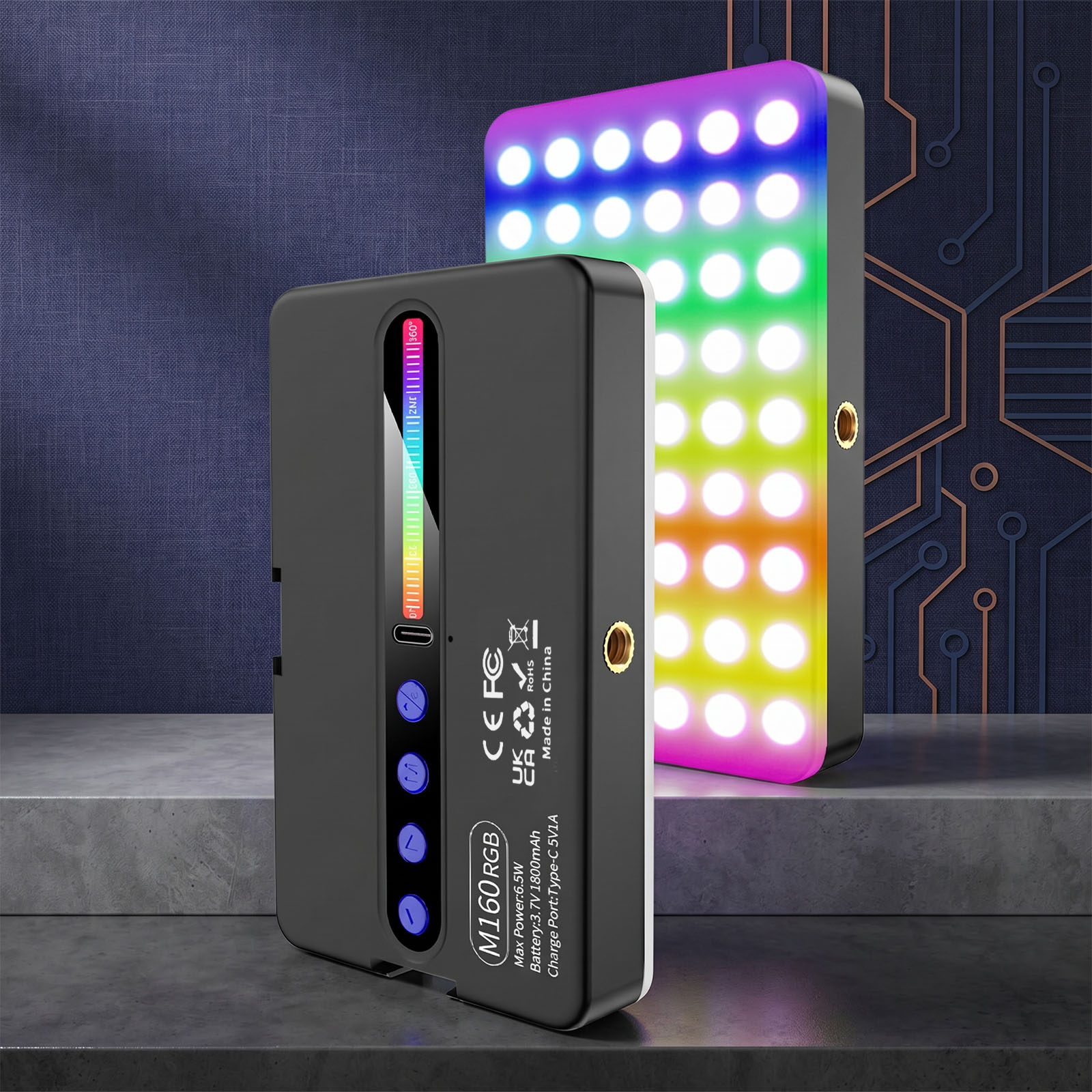 6,5W RGB LED-Videolicht 2700K- – Photography Lighting Types Bewertung und Preis
